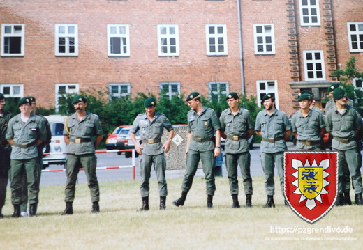 Appell auf dem Ex-Platz er Bismarck-Kaserne - Kompanieübergabe 022